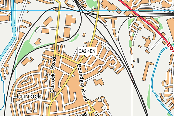 CA2 4EN map - OS VectorMap District (Ordnance Survey)