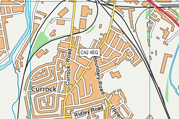 CA2 4EQ map - OS VectorMap District (Ordnance Survey)