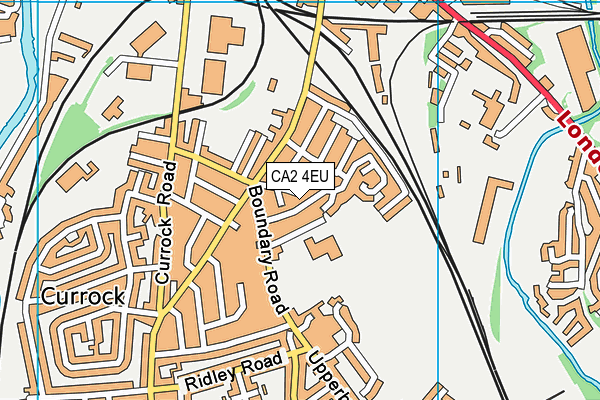 CA2 4EU map - OS VectorMap District (Ordnance Survey)