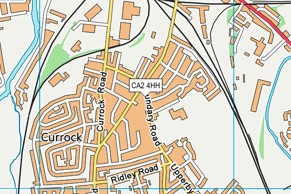 CA2 4HH map - OS VectorMap District (Ordnance Survey)