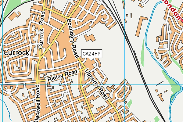 CA2 4HP map - OS VectorMap District (Ordnance Survey)