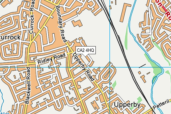 CA2 4HQ map - OS VectorMap District (Ordnance Survey)