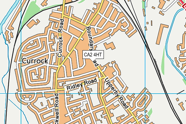 CA2 4HT map - OS VectorMap District (Ordnance Survey)