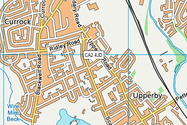 St Margaret Mary Catholic Primary School, Carlisle map (CA2 4JD) - OS VectorMap District (Ordnance Survey)