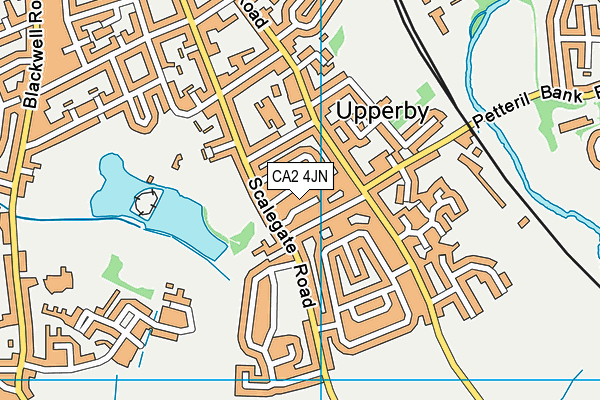 CA2 4JN map - OS VectorMap District (Ordnance Survey)