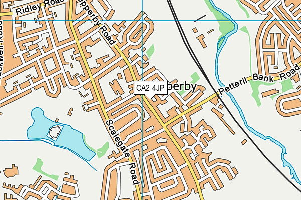CA2 4JP map - OS VectorMap District (Ordnance Survey)
