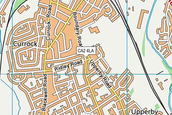 CA2 4LA map - OS VectorMap District (Ordnance Survey)