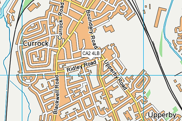 CA2 4LB map - OS VectorMap District (Ordnance Survey)