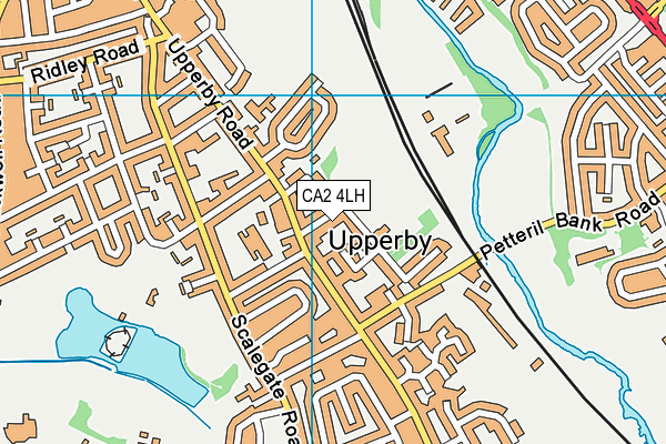 CA2 4LH map - OS VectorMap District (Ordnance Survey)