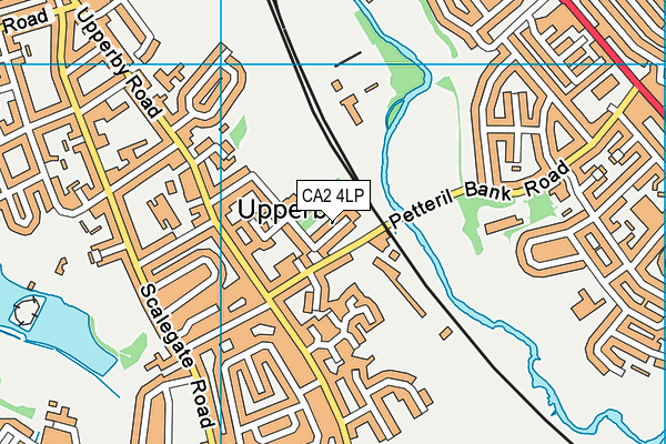 CA2 4LP map - OS VectorMap District (Ordnance Survey)