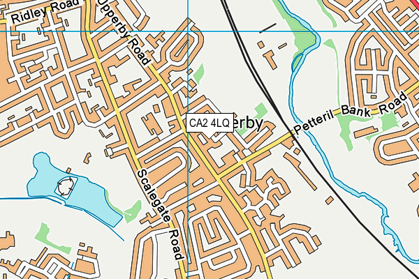 CA2 4LQ map - OS VectorMap District (Ordnance Survey)