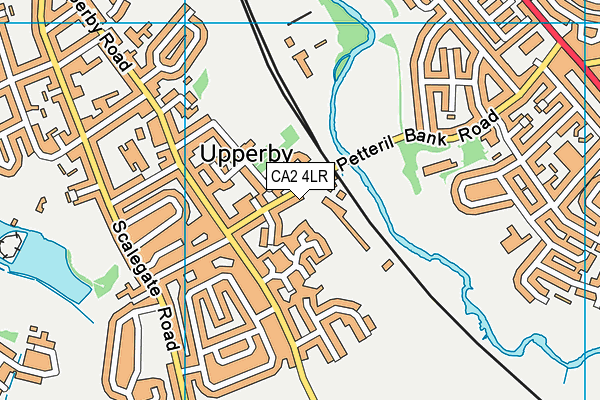 CA2 4LR map - OS VectorMap District (Ordnance Survey)