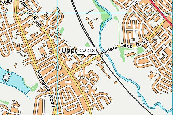 CA2 4LS map - OS VectorMap District (Ordnance Survey)