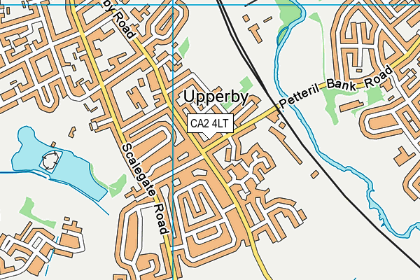 CA2 4LT map - OS VectorMap District (Ordnance Survey)