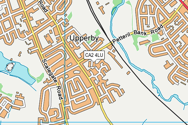 CA2 4LU map - OS VectorMap District (Ordnance Survey)