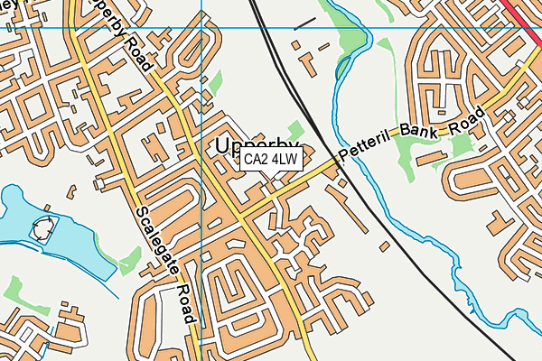 CA2 4LW map - OS VectorMap District (Ordnance Survey)