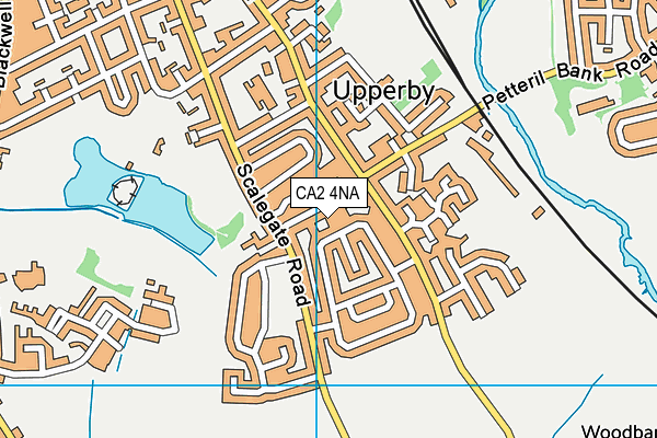 CA2 4NA map - OS VectorMap District (Ordnance Survey)