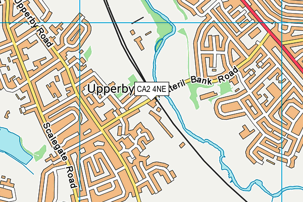 CA2 4NE map - OS VectorMap District (Ordnance Survey)