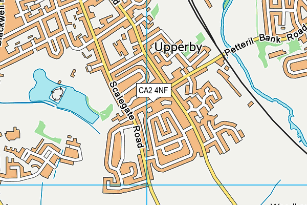 CA2 4NF map - OS VectorMap District (Ordnance Survey)