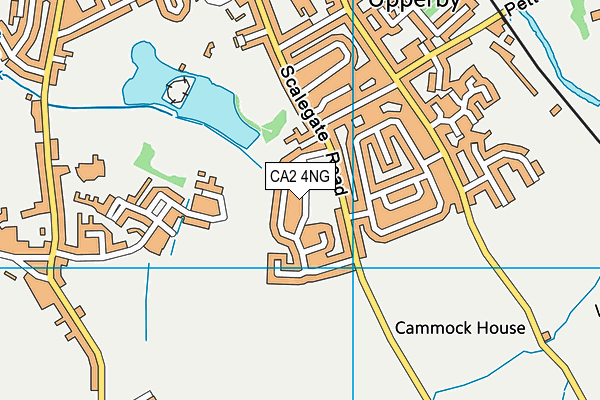 CA2 4NG map - OS VectorMap District (Ordnance Survey)