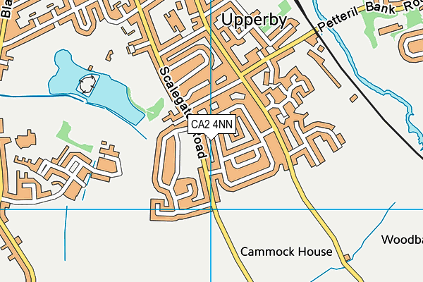 CA2 4NN map - OS VectorMap District (Ordnance Survey)