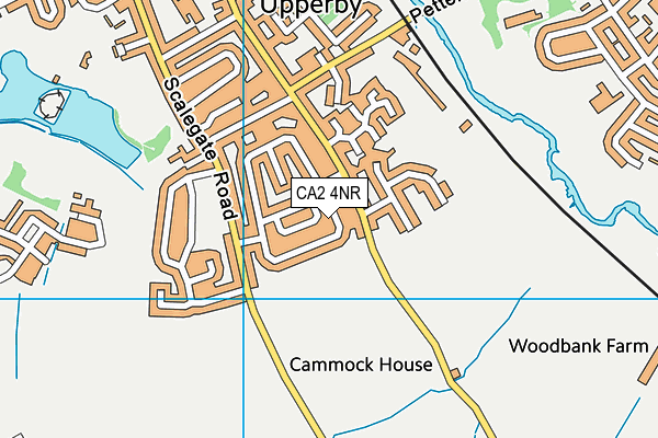 CA2 4NR map - OS VectorMap District (Ordnance Survey)