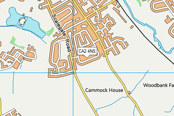 CA2 4NS map - OS VectorMap District (Ordnance Survey)
