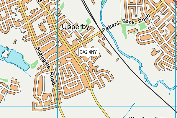 CA2 4NY map - OS VectorMap District (Ordnance Survey)