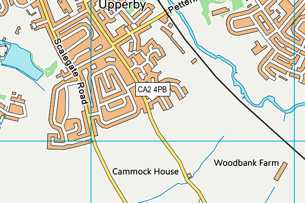 CA2 4PB map - OS VectorMap District (Ordnance Survey)