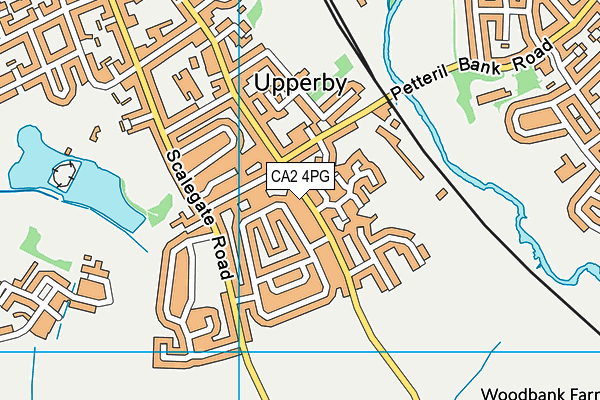 CA2 4PG map - OS VectorMap District (Ordnance Survey)