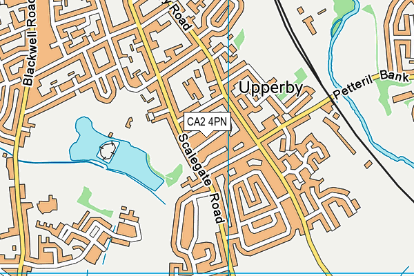 CA2 4PN map - OS VectorMap District (Ordnance Survey)