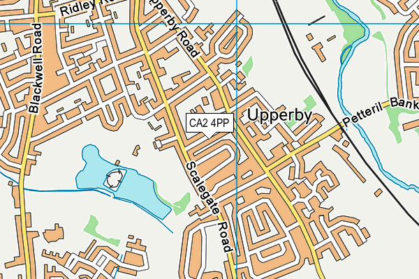 CA2 4PP map - OS VectorMap District (Ordnance Survey)