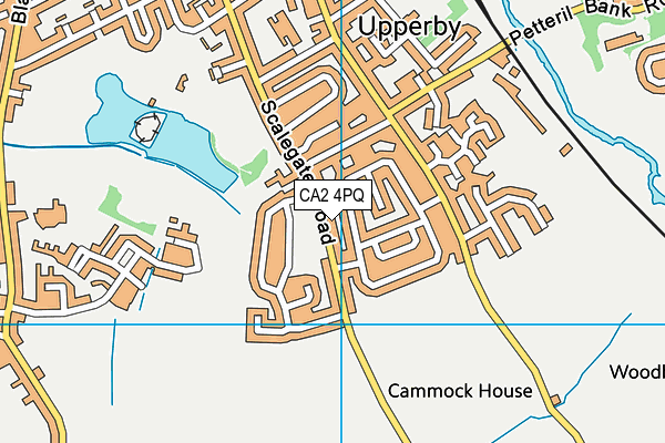 CA2 4PQ map - OS VectorMap District (Ordnance Survey)