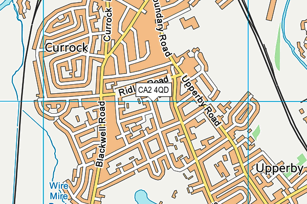 CA2 4QD map - OS VectorMap District (Ordnance Survey)