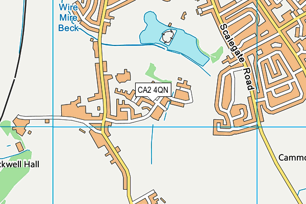 CA2 4QN map - OS VectorMap District (Ordnance Survey)