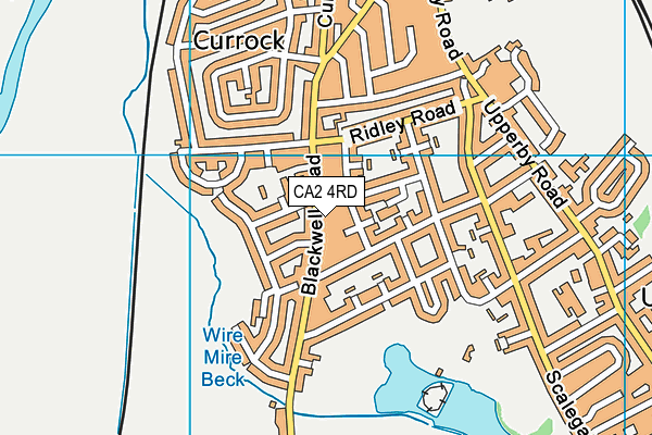 CA2 4RD map - OS VectorMap District (Ordnance Survey)