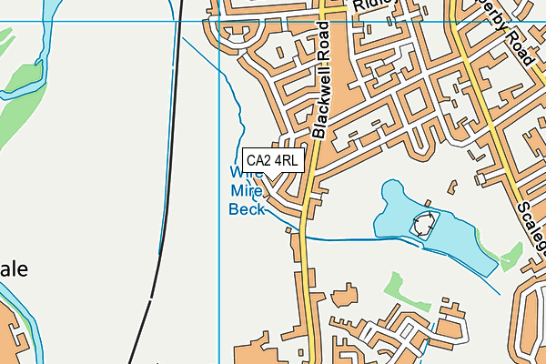 CA2 4RL map - OS VectorMap District (Ordnance Survey)