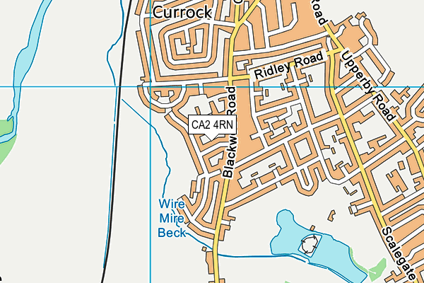 CA2 4RN map - OS VectorMap District (Ordnance Survey)