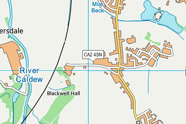 CA2 4SN map - OS VectorMap District (Ordnance Survey)