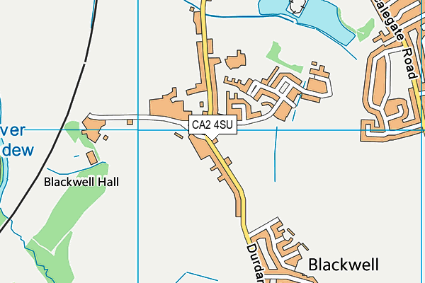 CA2 4SU map - OS VectorMap District (Ordnance Survey)