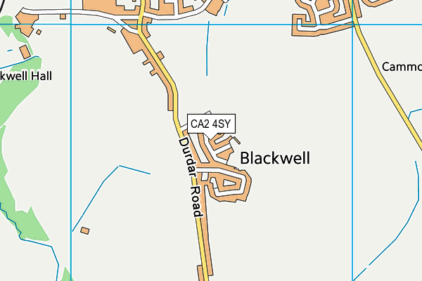 CA2 4SY map - OS VectorMap District (Ordnance Survey)