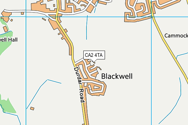 CA2 4TA map - OS VectorMap District (Ordnance Survey)