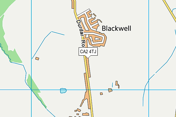 CA2 4TJ map - OS VectorMap District (Ordnance Survey)
