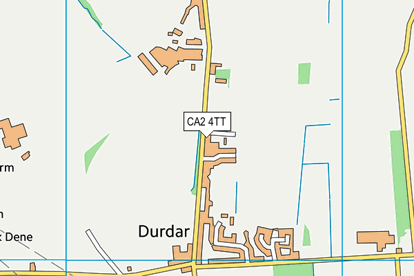 CA2 4TT map - OS VectorMap District (Ordnance Survey)