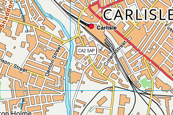 CA2 5AP map - OS VectorMap District (Ordnance Survey)