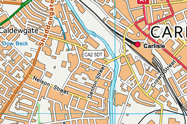 CA2 5DT map - OS VectorMap District (Ordnance Survey)