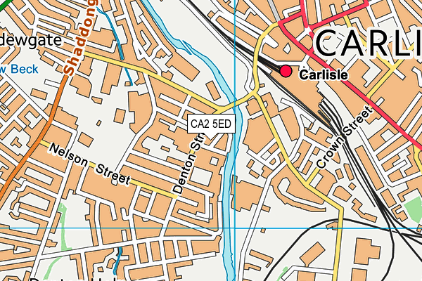 CA2 5ED map - OS VectorMap District (Ordnance Survey)