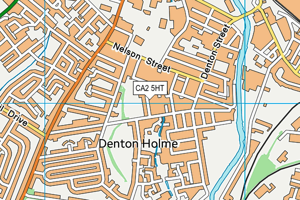 CA2 5HT map - OS VectorMap District (Ordnance Survey)
