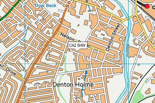 CA2 5HW map - OS VectorMap District (Ordnance Survey)