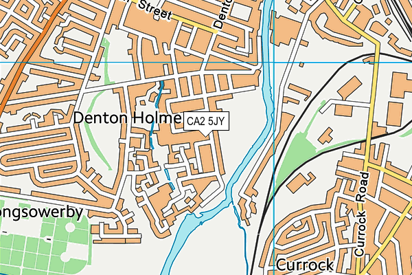 CA2 5JY map - OS VectorMap District (Ordnance Survey)